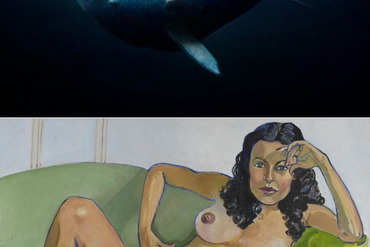 Still from the File Whale Rider with Alice Neel, (1900-1984) Claudia Bach Pregnant, 1975