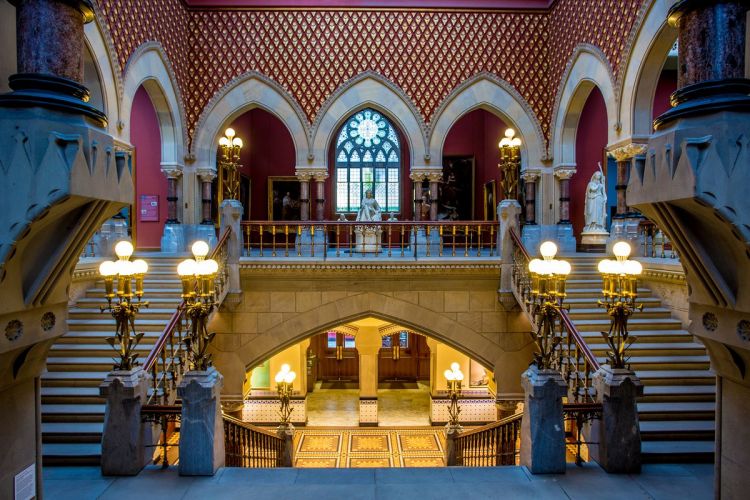 Interior of the Historic Landmark building
