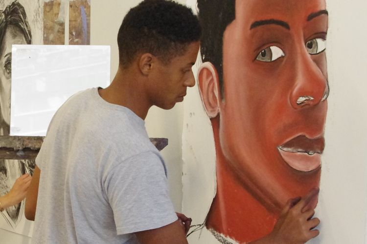 Self Portrait from Summer Academy