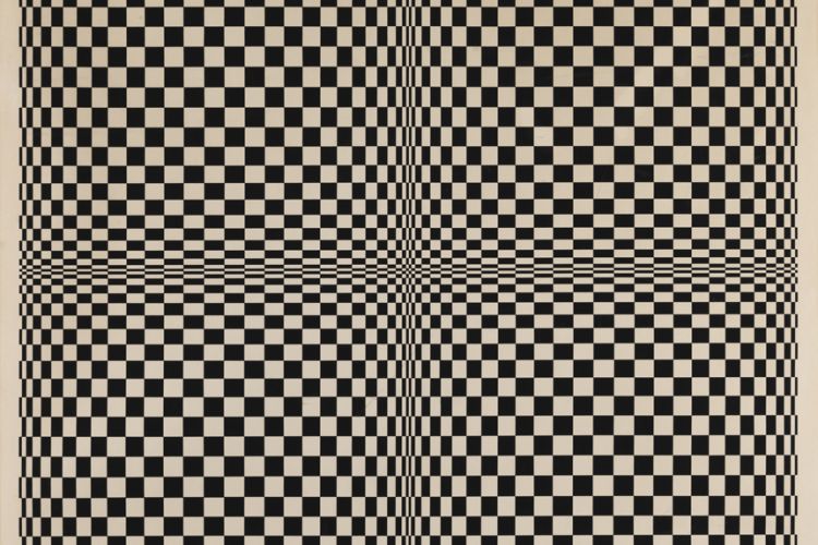 Edna Andrade, Geometric 5-65, 1965 print