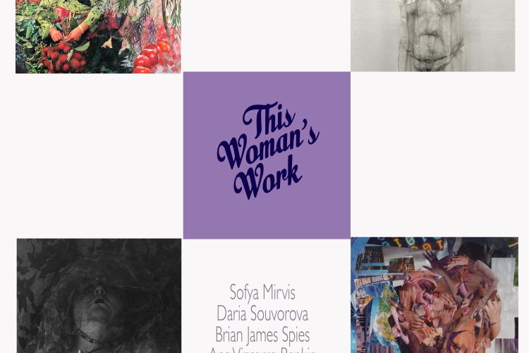 Collage of images of each artists art