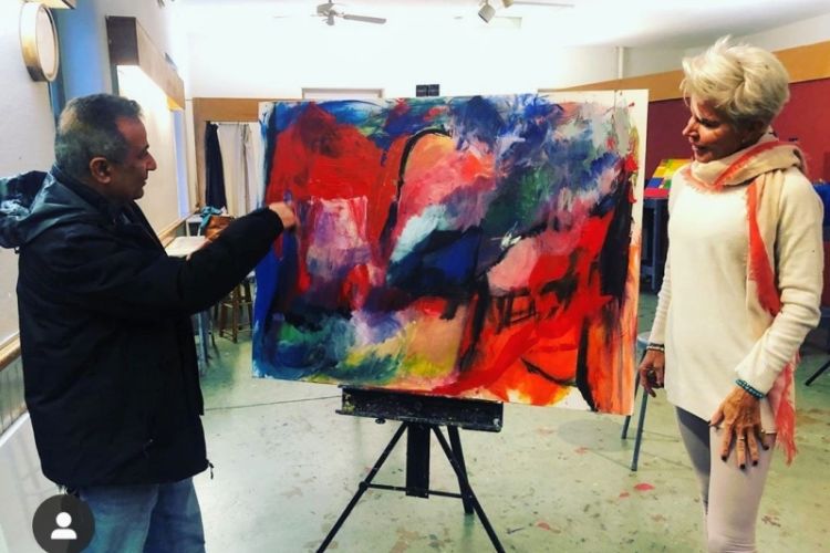 Kassem Amoudi with Student