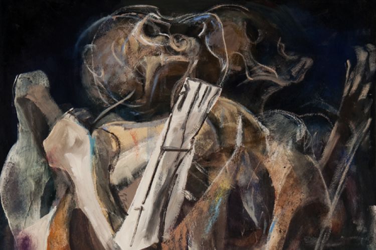 Rico Lebrun's painting "The Listening Dead" 