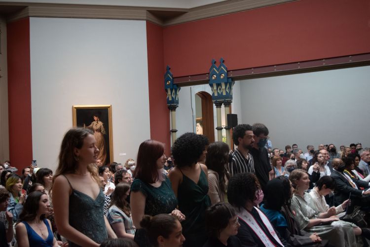 Friends, family, and faculty at the 2022 Graduation ceremony.