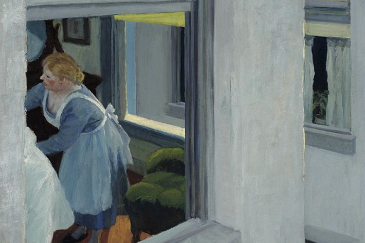 Edward Hopper, Apartment Houses. Collection of PAFA.