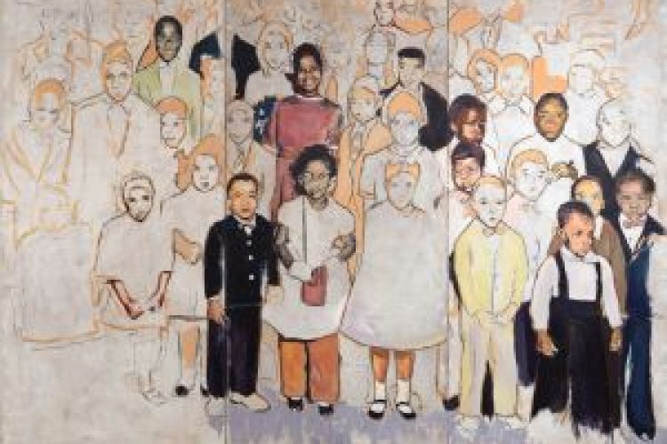 Athena Scott's painting titled A Prayer (for the children)