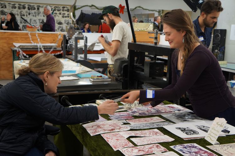 Image of a successful transaction during the Annual Student Print Sale