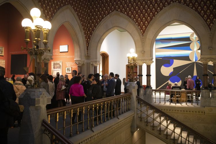 Opening Reception at Rising Sun in the Historic Landmark Building