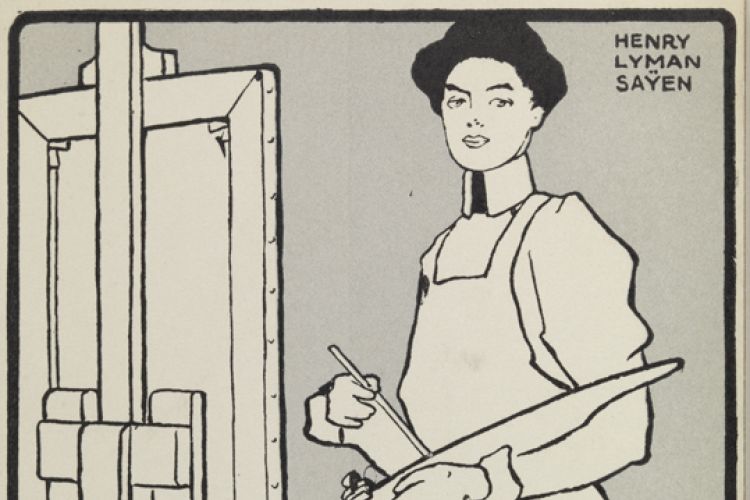 Henry Lyman Sayen's Pennsylvania Academy of the Fine Arts: Students Exhibition (announcement)